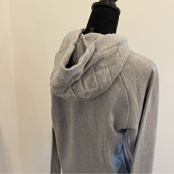 Men's Charlotte FC adidas Heathered Gray Travel Raglan Pullover Hoodie - Picture 6 of 10